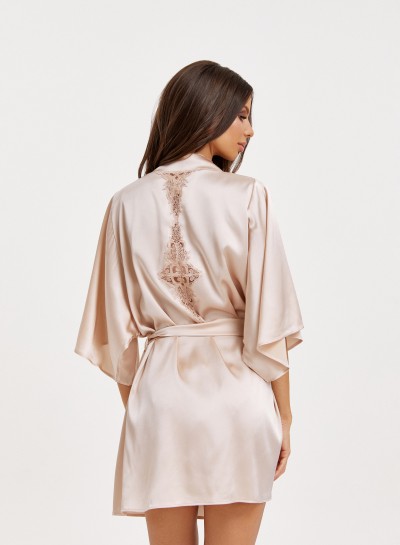 Dahlia Silk Robe